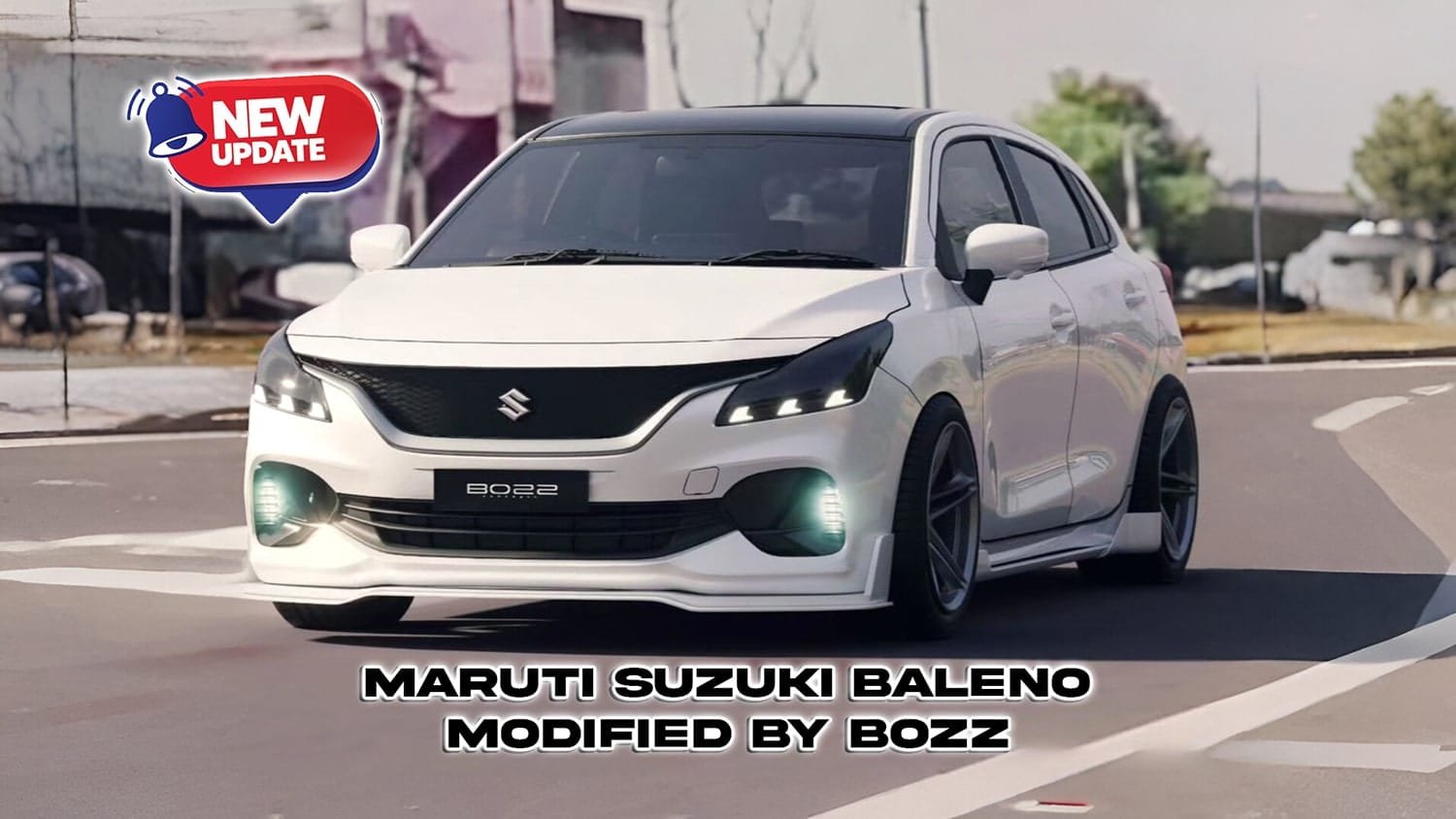 maruti suzuki baleno modified by bozz